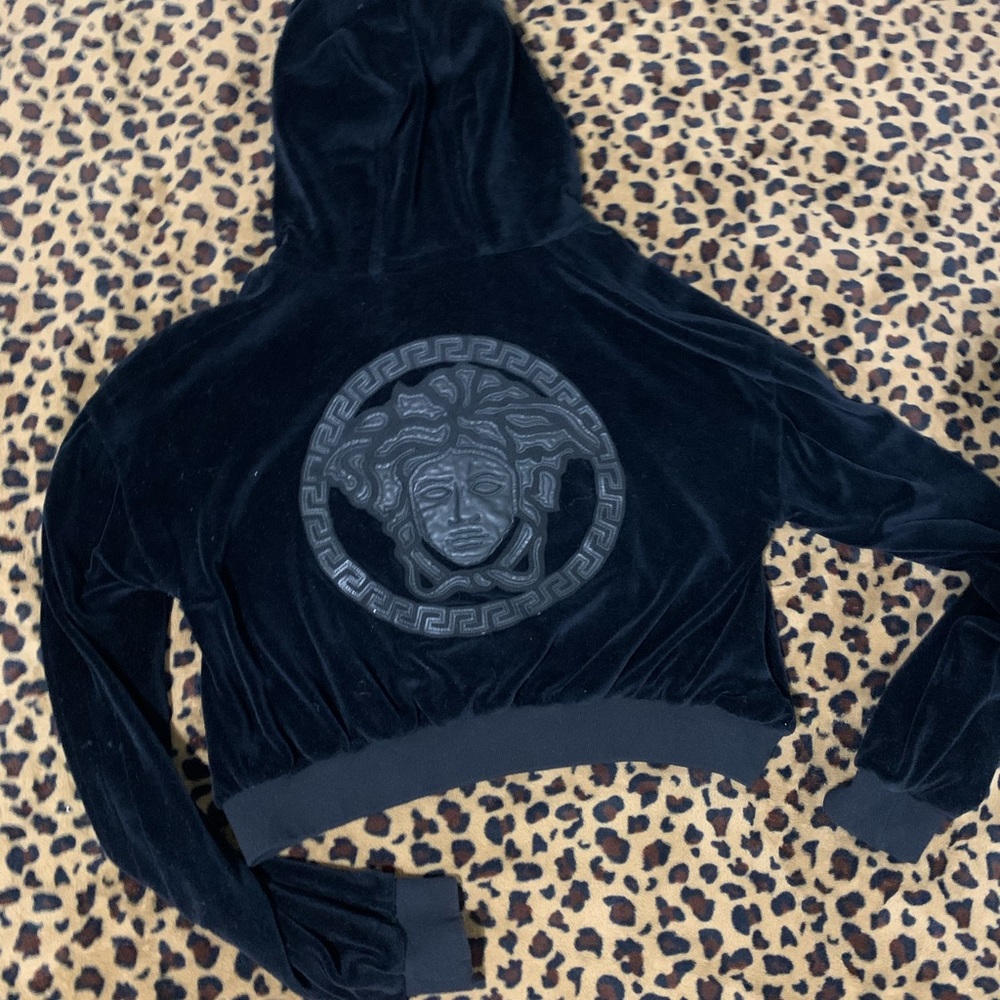 COPY - Authentic VERSACE velour zip up hoodie